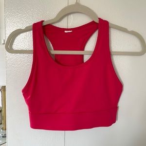 Pink Sports Bra